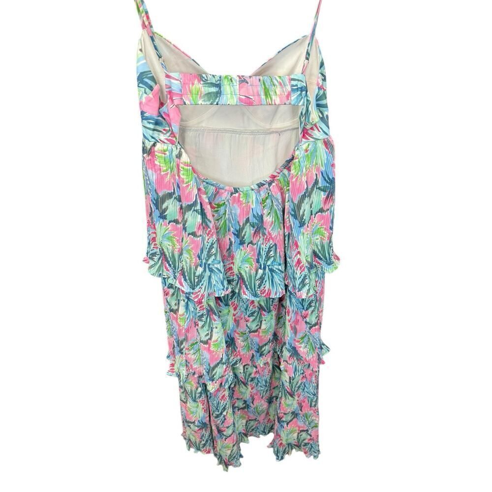Anthropologie Saylor Mauve Dress Maxi Pleated Floral Size L $249 - Picture 7 of 12